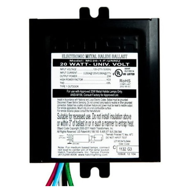 Ilb Gold Mc20-1-F-Unnu Ballast Ignitors Metal Halide MC20-1-F-UNNU - main
